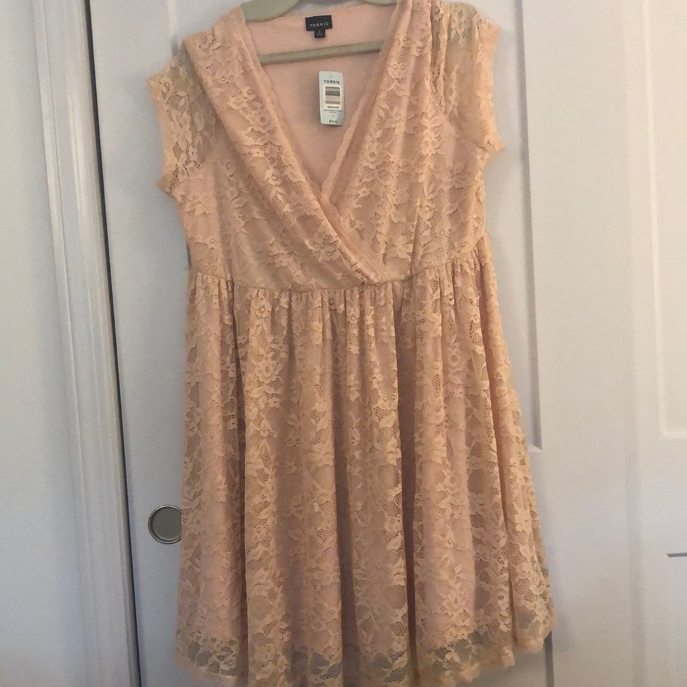 Torrid size 2 Lacey skater dress